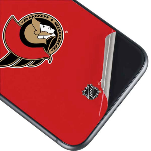 NHL Ottawa Senators Solid Background iPhone 11 Skin